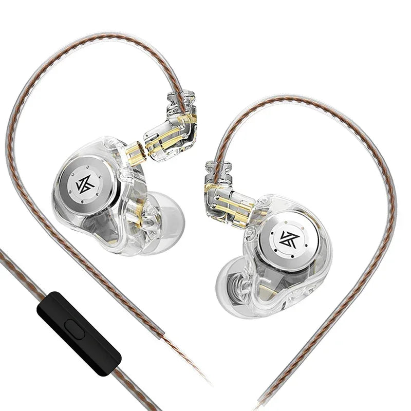 KZ EDX Pro In-Ear Monitors HiFi Bass Wired Earphones by Tidesmit Clear MIC Tidesmit