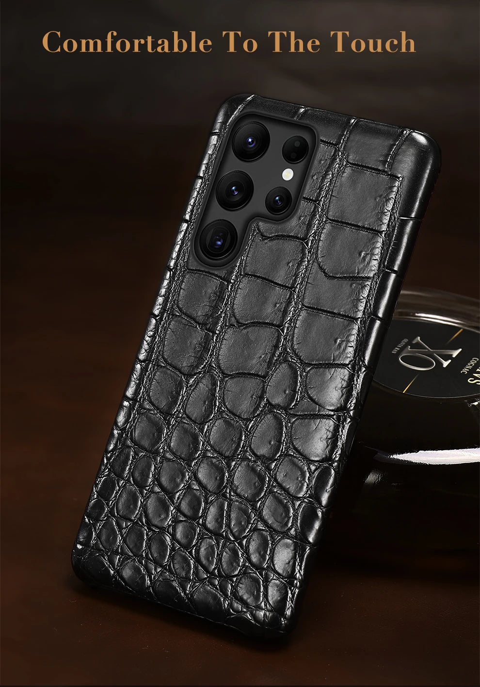 Samsung Galaxy S25 Ultra Leather Case - Slim Military-Grade Protection Tidesmit