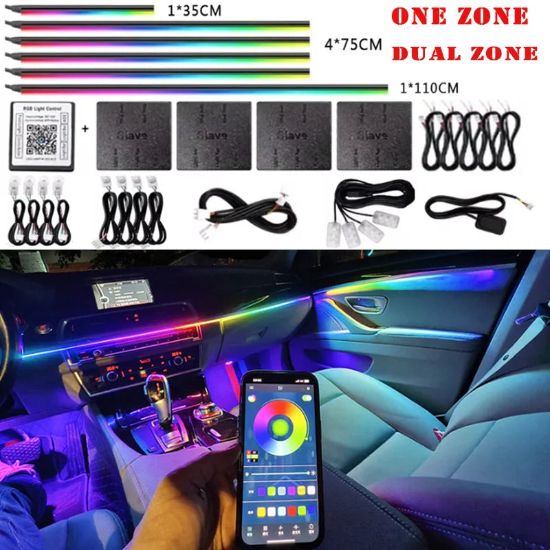Car Ambient Lighting RGB LED Symphony Atmosphere Lamp by Tidesmit Tidesmit