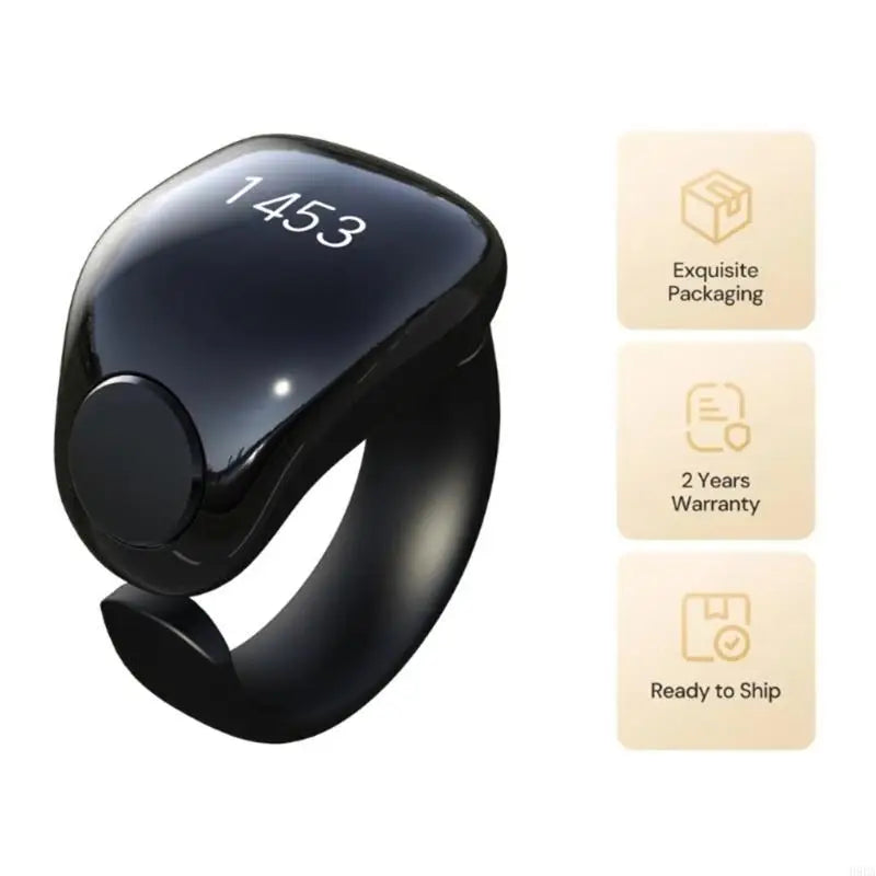 Digital Zikr Ring | Smart Health Monitor & Fitness Tracker Ring Tidesmit