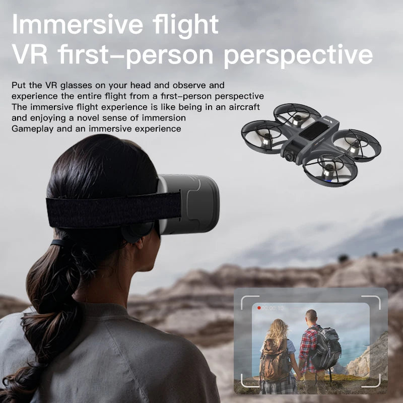 4K Camera Drone with Obstacle Avoidance and Dual Screen Remote Control Tidesmit