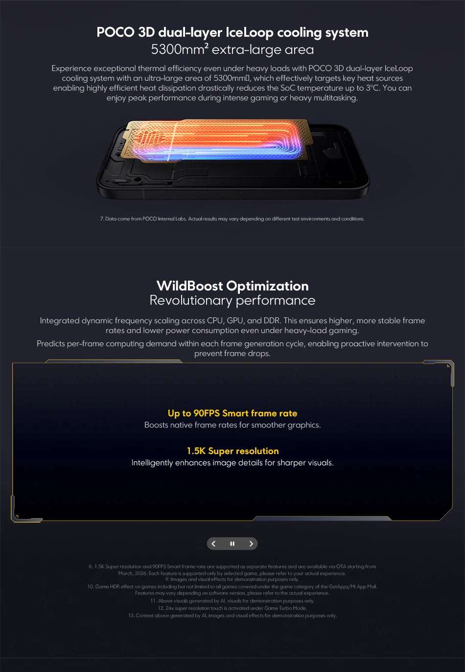 POCO X8 Pro Global Version Smartphone Dimensity 8500-Ultra 6500mAh battery 6.59" 1.5K 120Hz AMOLED display 50MP
