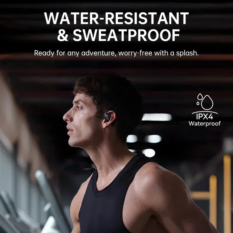 Open-Ear Sport Earbuds Bluetooth 5.4 60-Hour Playtime by Tidesmit Tidesmit
