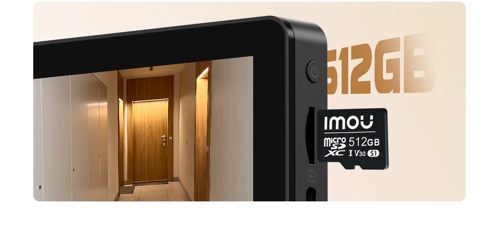 IMOU Smart Cat Eye 4.3'' Color Monitor, 5MP Wireless Video Camera,  2.4/5GHz Wi-Fi Intercom Doorbell