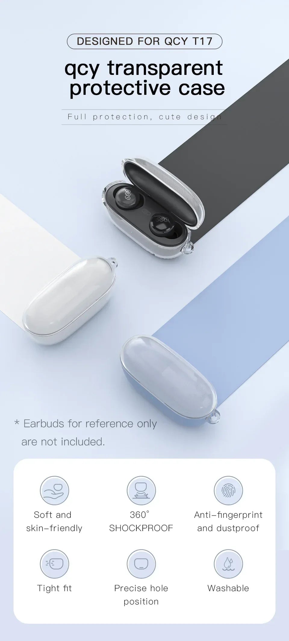 Tidesmit Wireless Earbuds Bluetooth 5.3 TWS Headphones 26H Playtime Tidesmit