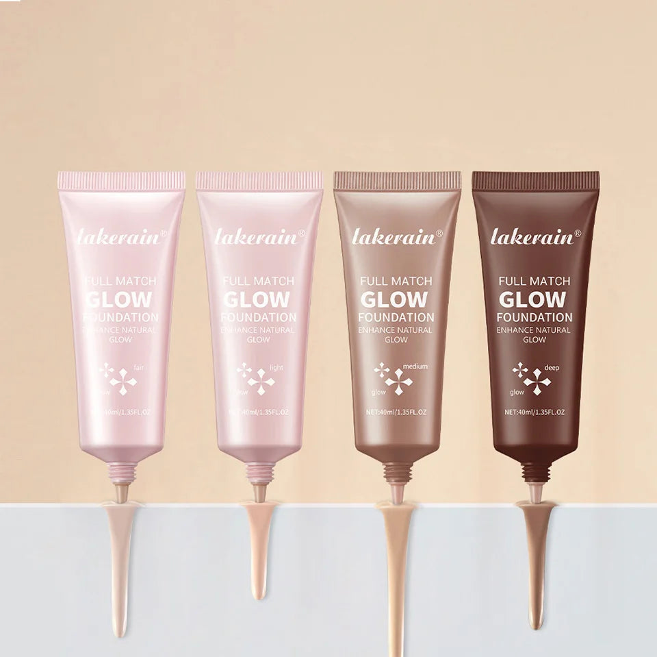 Tidesmit Glowing Foundation liquid highlighter texture close-up for a natural dewy makeup finish