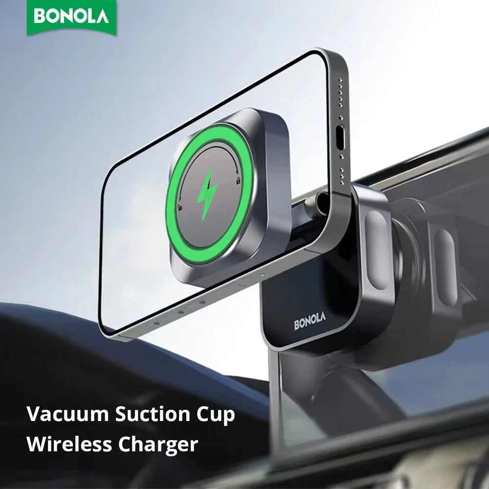 Magnetic Wireless Car Charger | Qi Certified Foldable Mount Tidesmit