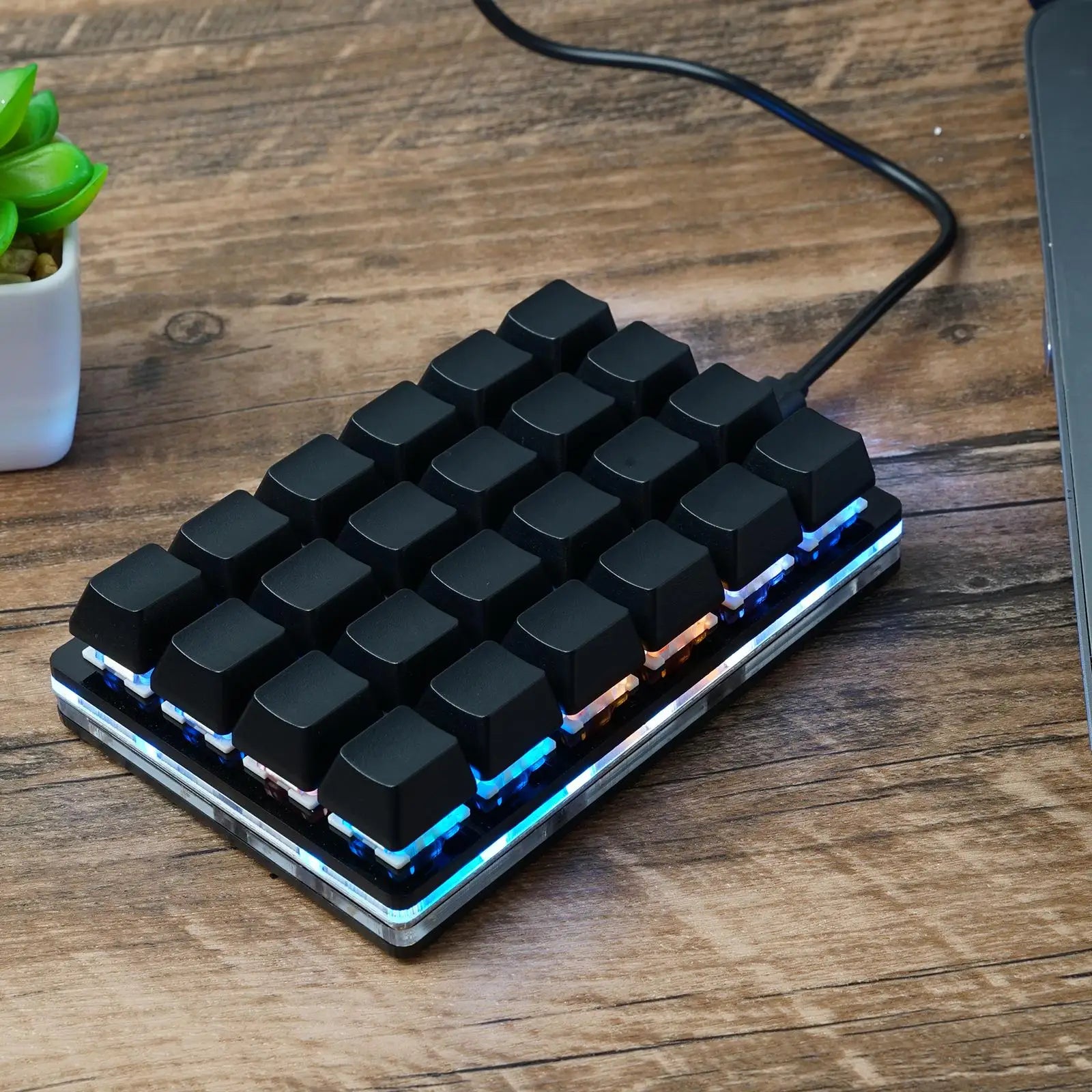Mini USB Custom Mechanical Keyboard 2/4/6/7/8/9/12/16/24 Keys Gaming Keyboard Sayo Device Shortcut Programmable Keypad Keys New