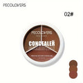 Tidesmit 3-color concealer palette for even skin tone and blemish coverage detailed shade swatch view