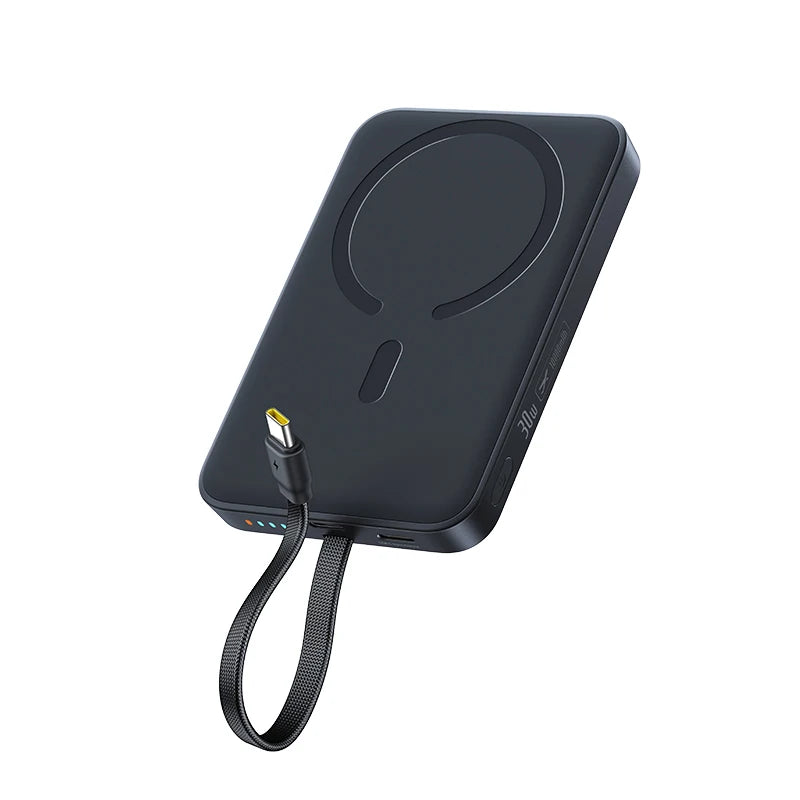Magnetic 10000mAh Fast Charging Power Bank - PD 30W Travel Battery Tidesmit