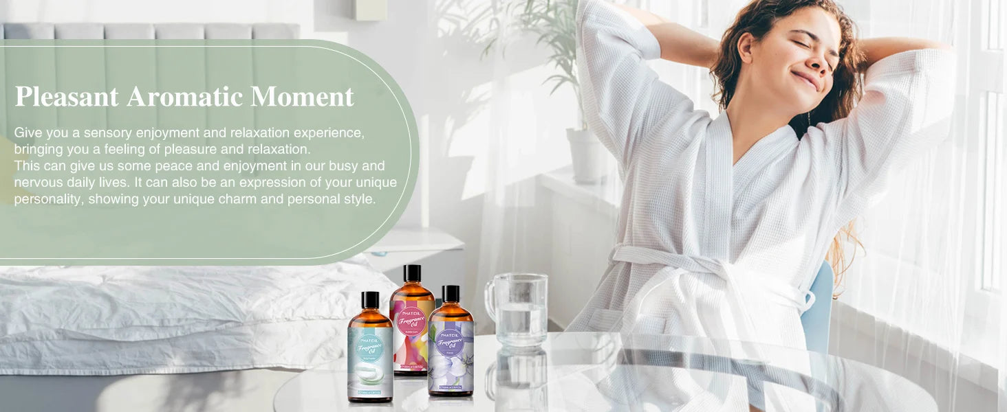 PHATOIL 100ml Aromatherapy Fragrance Oil For Diffuser Bubble Gum White Musk Baby Powder Sea Breeze Fruit Carnival Aroma Oils