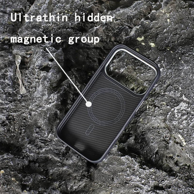 iPhone 17 Pro Max Aramid Fiber Case – Slim Kevlar Armor Tidesmit Tidesmit