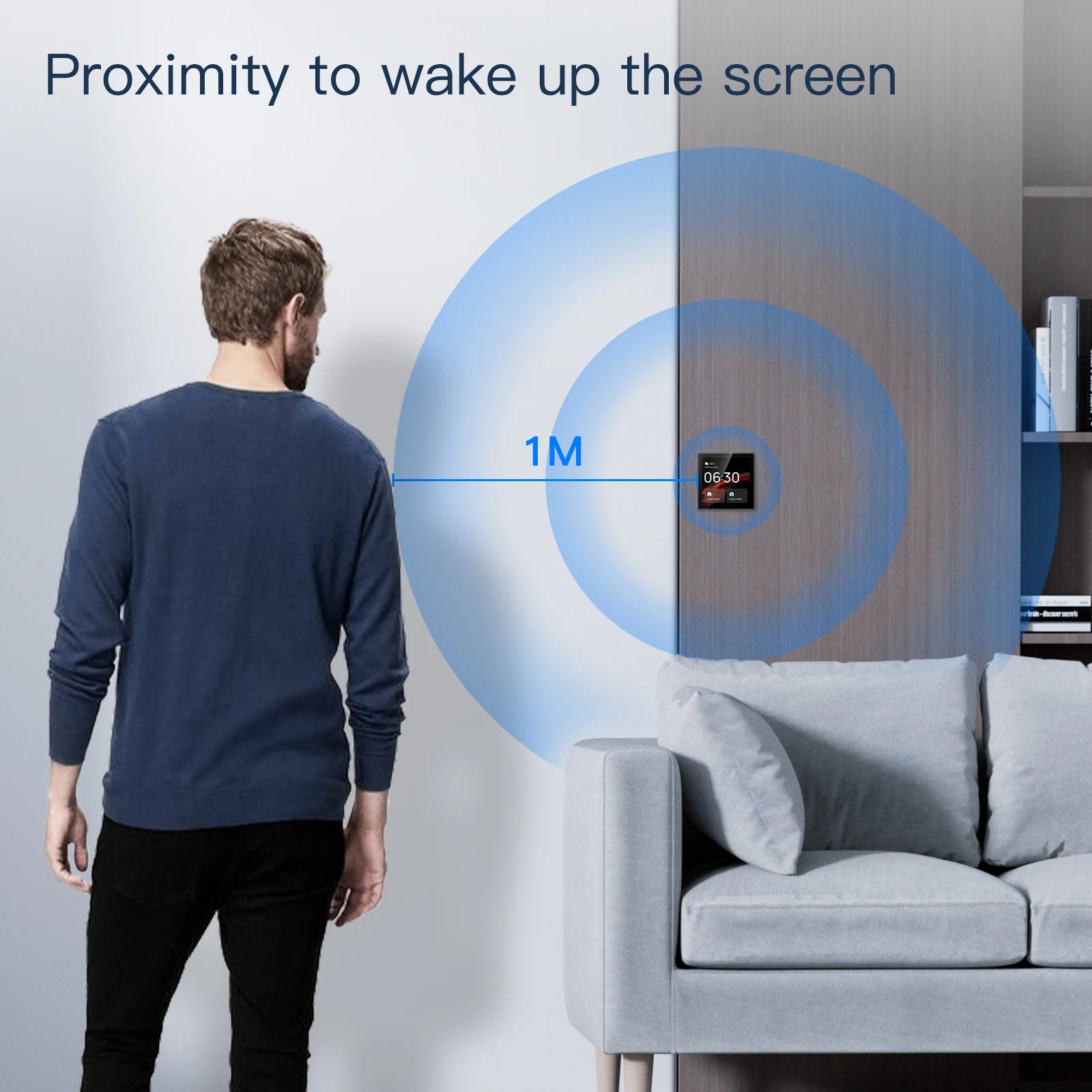 Tidesmit 4-Inch Smart Home Control Panel ZigBee Hub - Alexa Built-in Tidesmit