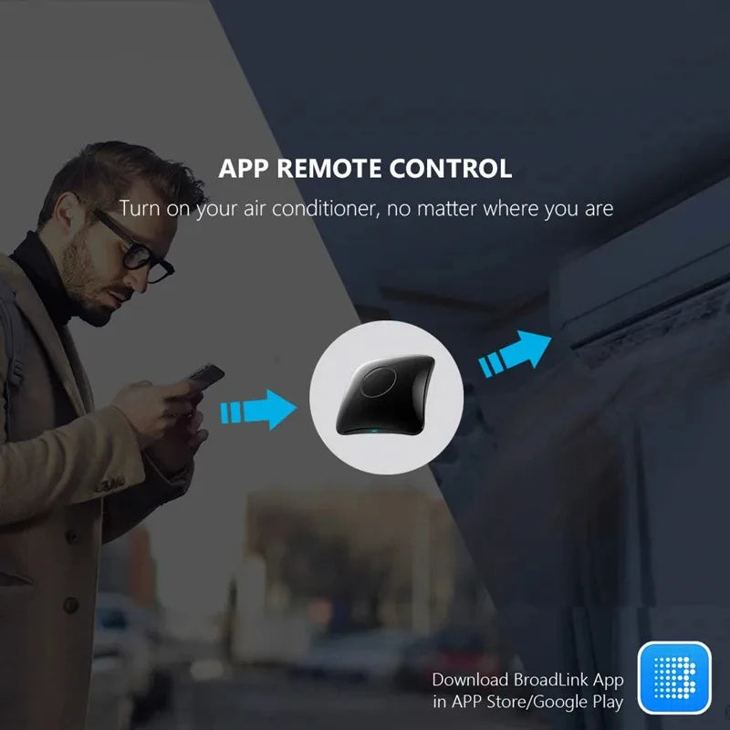 Broadlink RM4 Pro Smart Remote Control for WiFi IR and RF Appliances Tidesmit