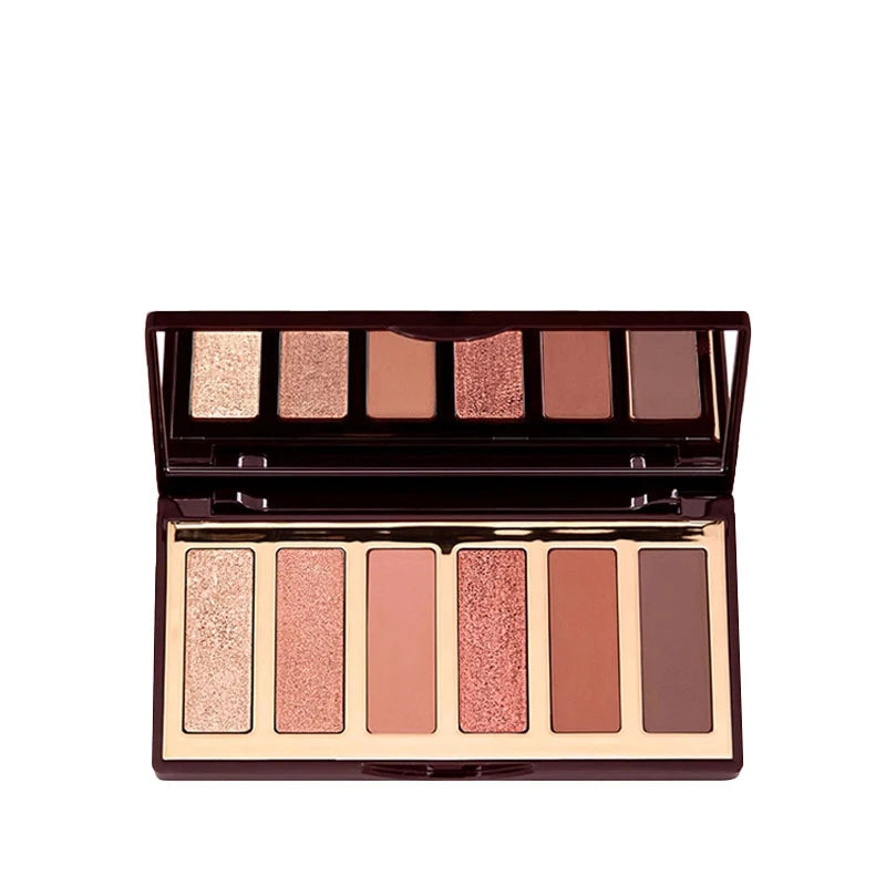 Tidesmit two-color heart blusher and waterproof eyeshadow palette in a detailed texture close-up