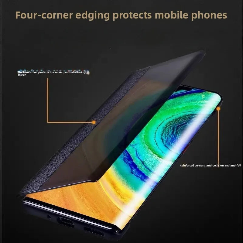 Huawei Mate 30 RS Porsche Design Leather Case | Premium Slim Cover Tidesmit