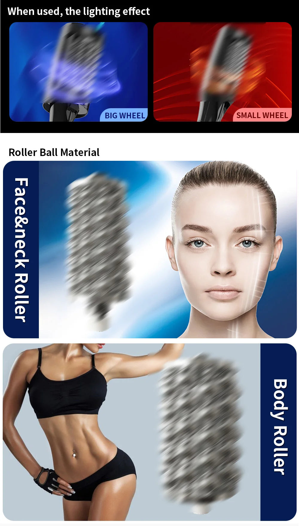 EMS Inner Ball Roller Massager for Cellulite Reduction - Tidesmit Body Shaping Massage Equipment Tidesmit