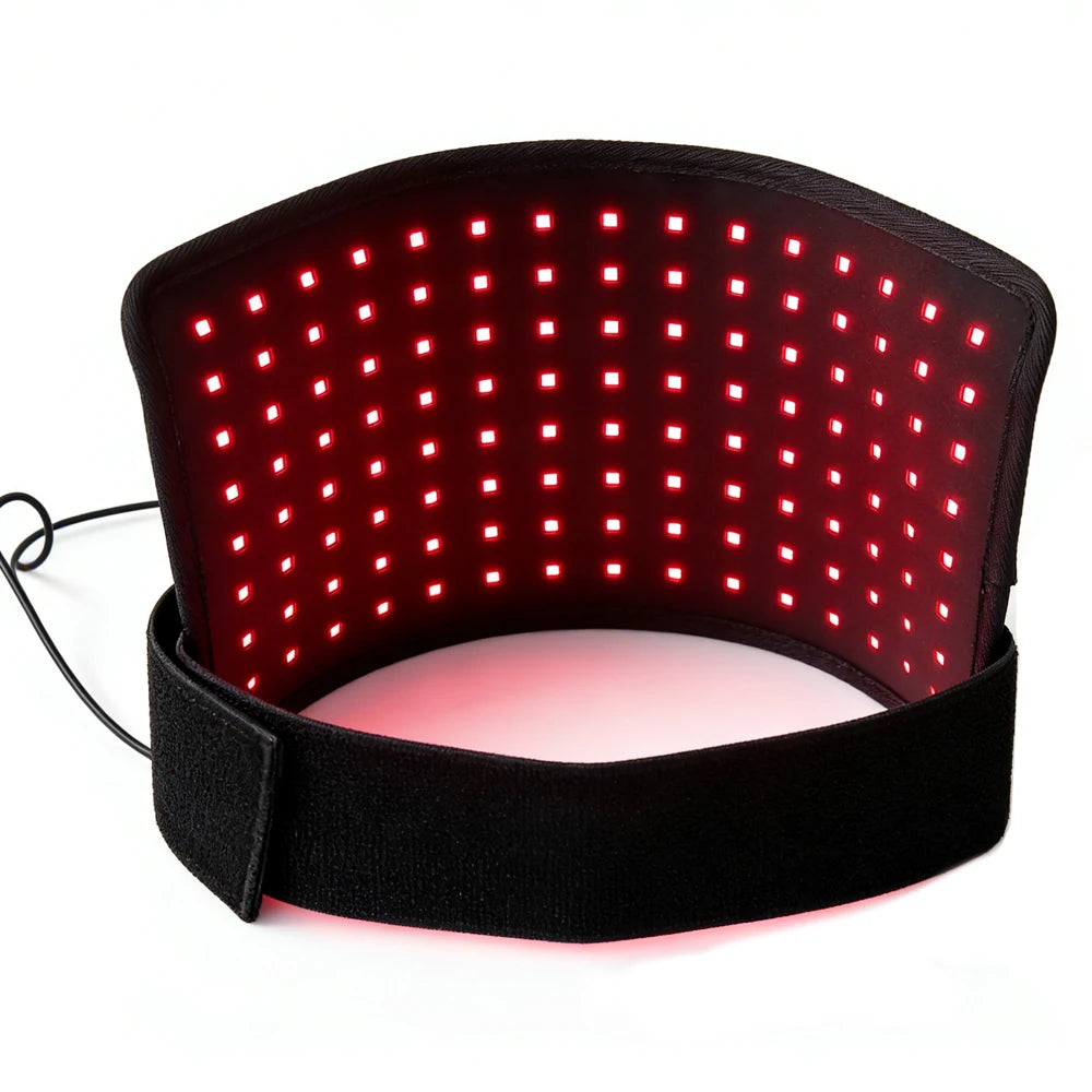 Red & Infrared 120pcs LED Light Therapy Belt 850nm 660nm Back Wrap Burn Fat Wrap Slimming Machine Waist Heat Pad Full Body