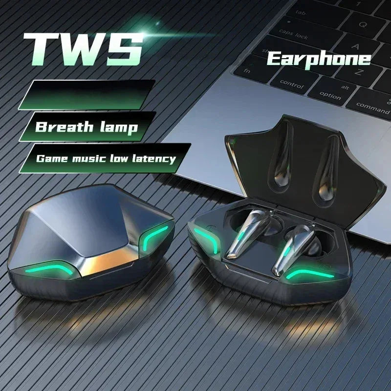 Wireless Gaming Earbuds with Mic Noise Cancelling - Black Tidesmit Tidesmit