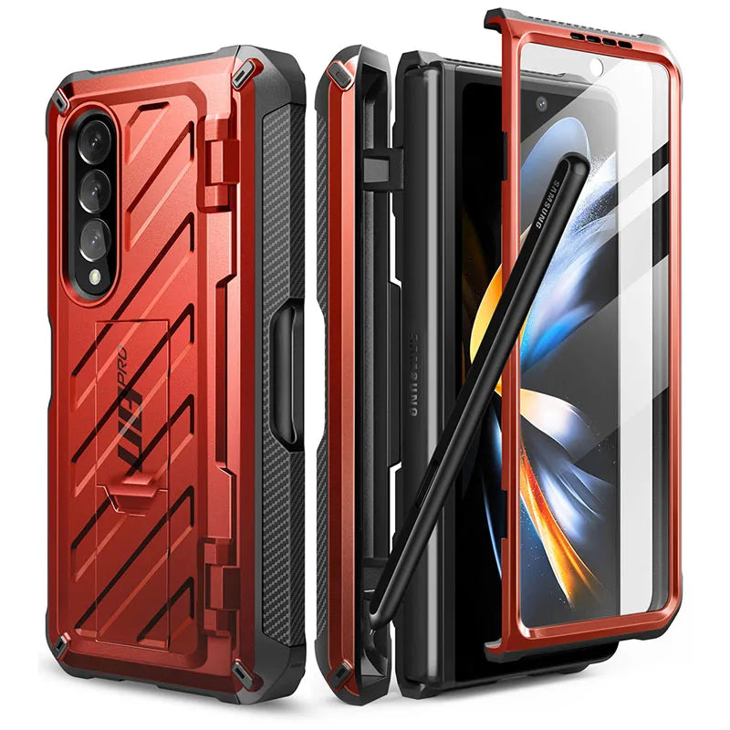 Samsung Galaxy Z Fold 4 Rugged Case - Dual Layer Shock-Absorbing Cover Tidesmit