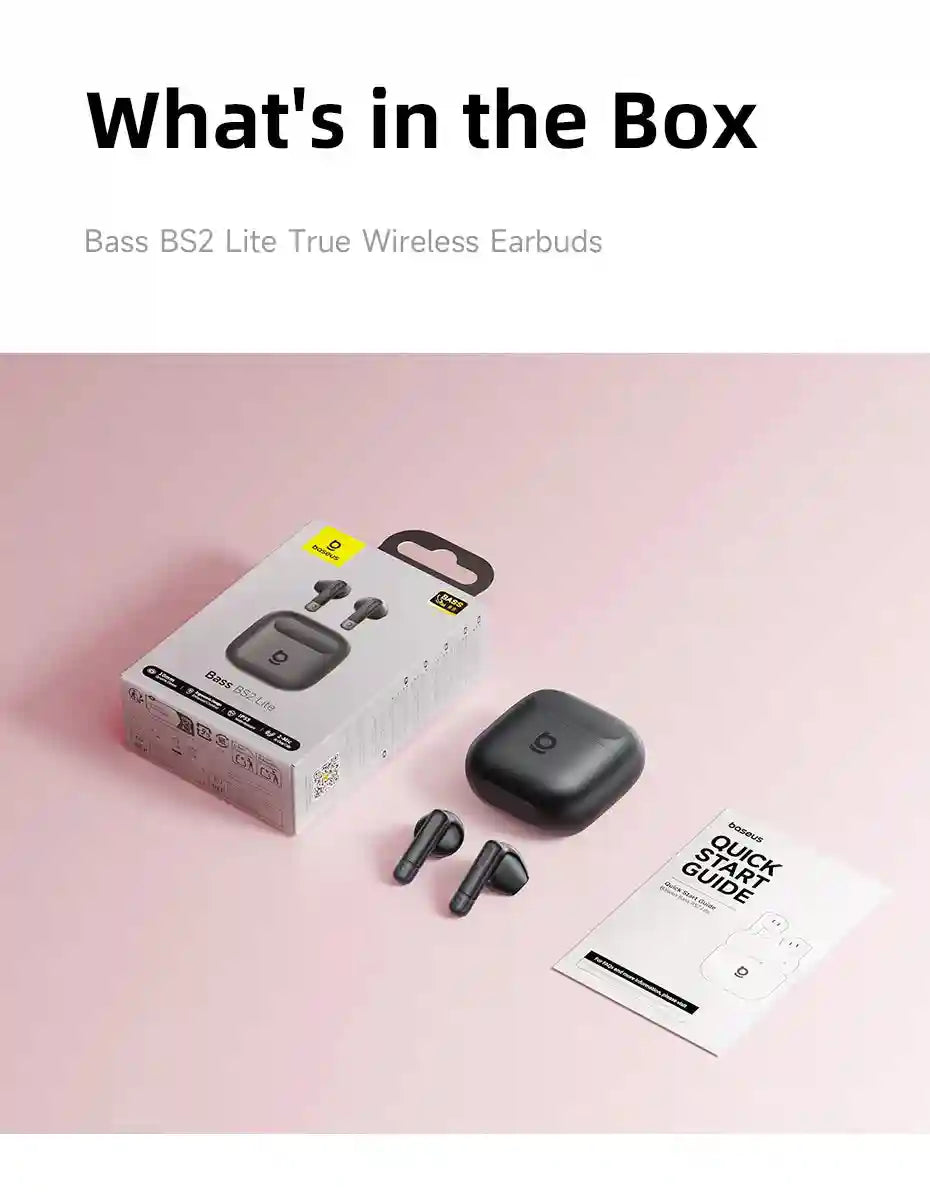Wireless Earbuds with AI ENC, 40H Battery Life & Waterproof Build Tidesmit