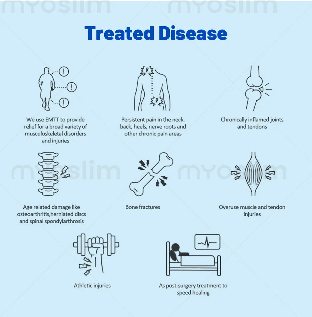 PEMF Therapy Device for Muscle Relief - Portable Physiotherapy Tool Massage Cushion Tidesmit