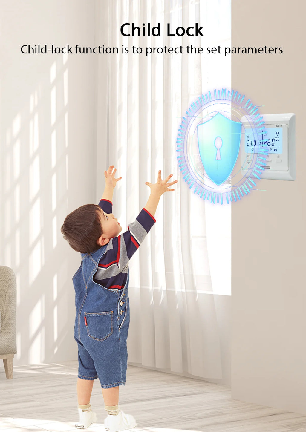 WiFi Heat Floor Programmable Thermostat 220V 16A Electric Home Underfloor Warm Heating Temperature Controller APP Remote Control