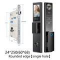 SANKESONG 3D Face Recognition Smart Door Lock,Palm Vein Recognition Video Smart Lock with Camera,Build-in WiFi,APP Control