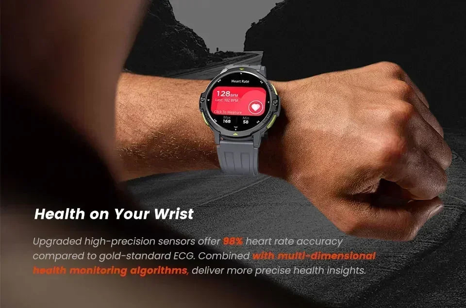 2026 NEW GPS Smartwatch 1.46 Inch 3ATM Waterproof 6-Axis Gyroscope Sports Watch for Men Women Android Fitness Tracker