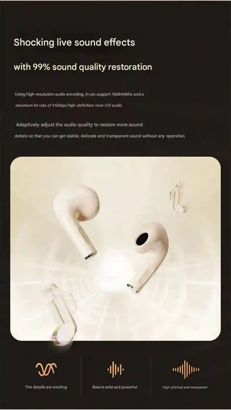 Wireless Headphones with LED Display - Bluetooth TWS Earbuds Tidesmit Tidesmit