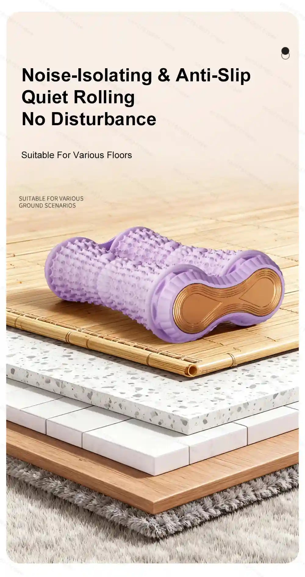 Massage Ball Foot Roller for Plantar Fasciitis – Deep Tissue Set Massage Roller Tidesmit