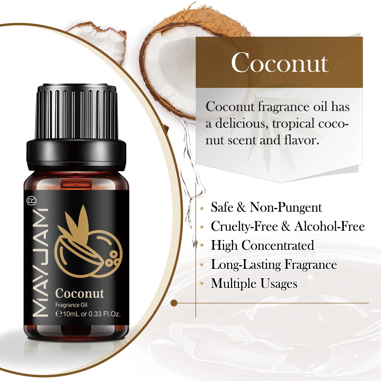 MAYJAM Fruit Fragrance Oil Strawberry Lemon Sweet Orange Papaya Litchi Kiwifruit Pear Fig Essential Oil Home Hotel Reed Diffuser