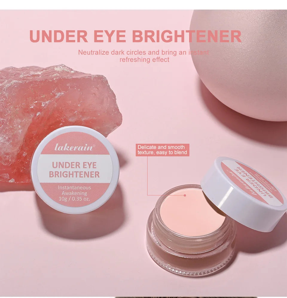 Tidesmit Lakerain hydrating under eye concealer cream for dark circles medium correction face makeup texture view