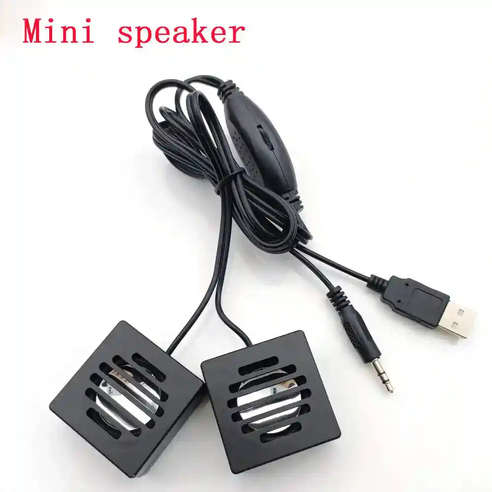 USB Computer Speakers with Stereo Surround Sound for Laptops Tidesmit