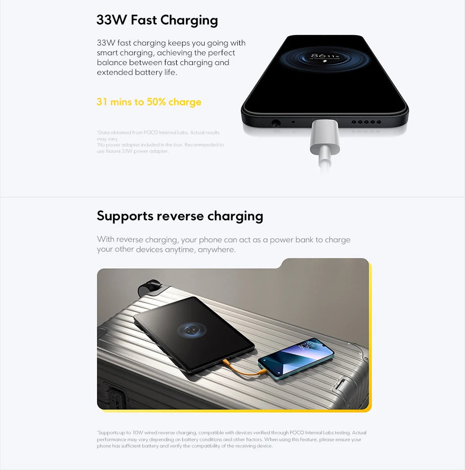 Global Version POCO C85 Smartphone 128GB 256GB MTK Helio G81-Ultra 6.9" Dot Drop Display 50MP Main Camera 6000mAh 33W Charging