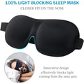 3D Sleep Mask Memory Foam - Ergonomic Light Blocking Travel Eye Cover Massage Chairs Default Title Tidesmit