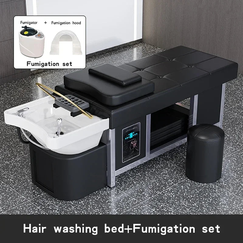 Massage Shampoo Bed for Salon Spa Water Therapy - Ergonomic Design Massage Chairs 2 Tidesmit
