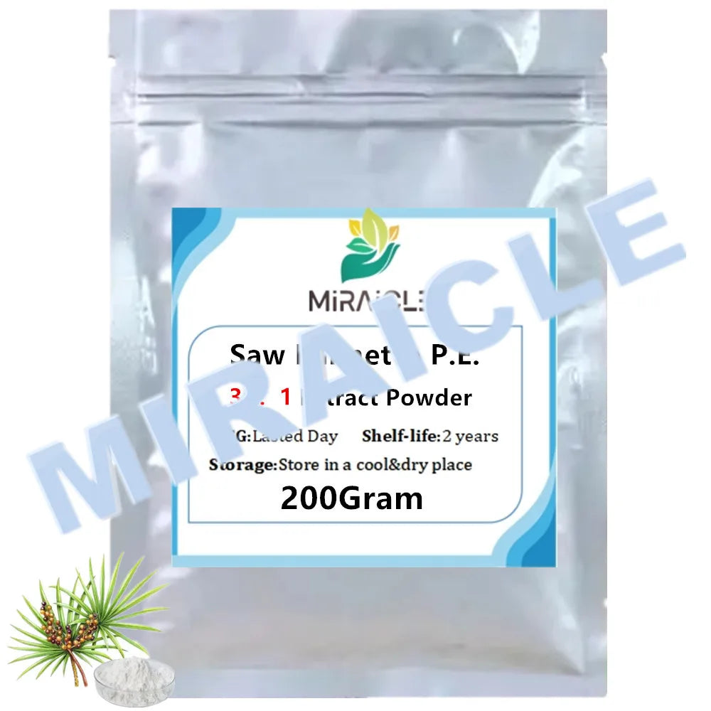 Global Customized 100% Pure For Natural saw palmetto Extract  30:1 Aluminum Foil Bag Packing for Global Distributors