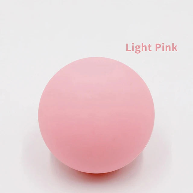 Massage Lacrosse Ball for Deep Tissue Trigger Point Therapy by Tidesmit Back Massage Instrument Pink Tidesmit