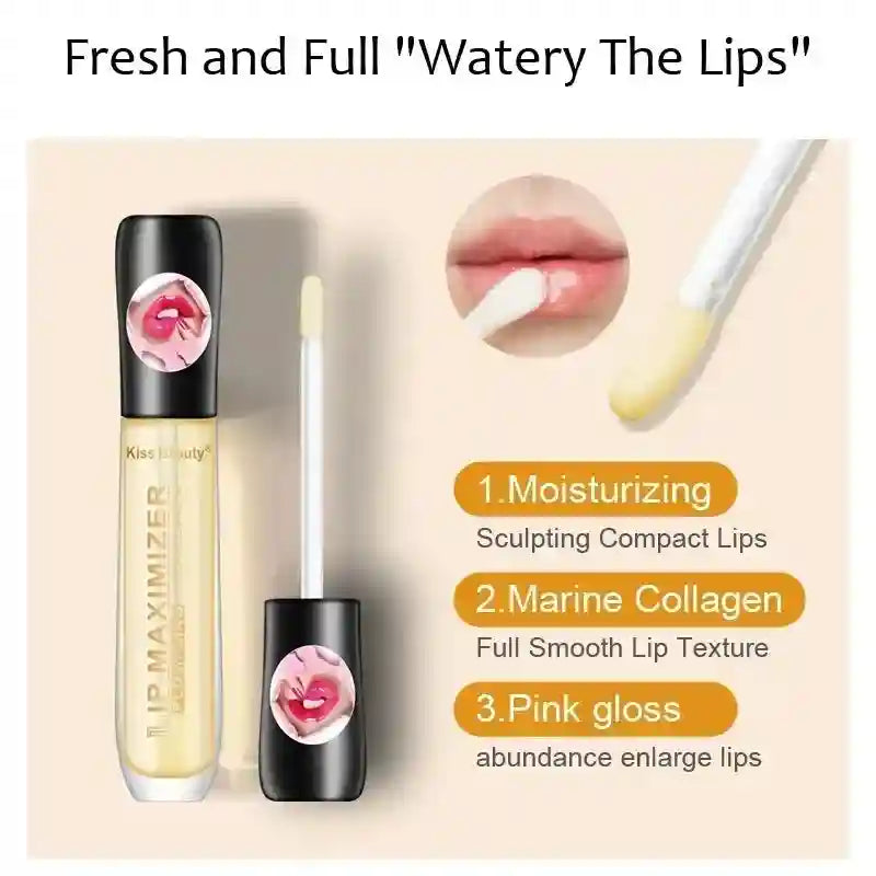Lip Plumper Oil Serum: Instant Volume & Nourishing Lip Care Treatment Lip Care Tidesmit
