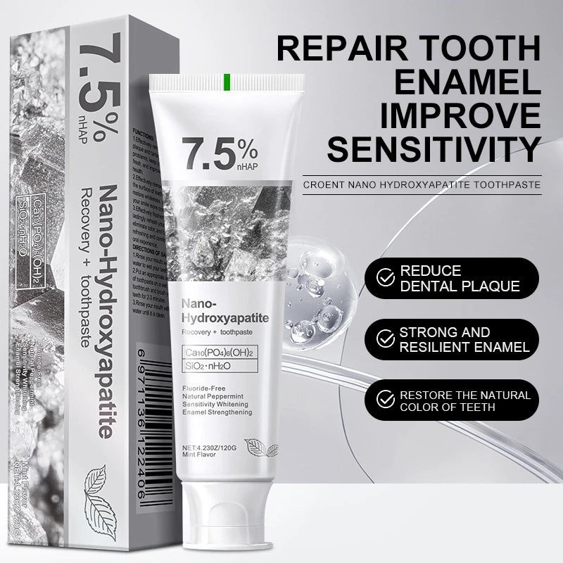 Tidesmit 7.5% Hydroxyphosphate Gray Stone Teeth Whitening Toothpaste for stain removal and fresh breath