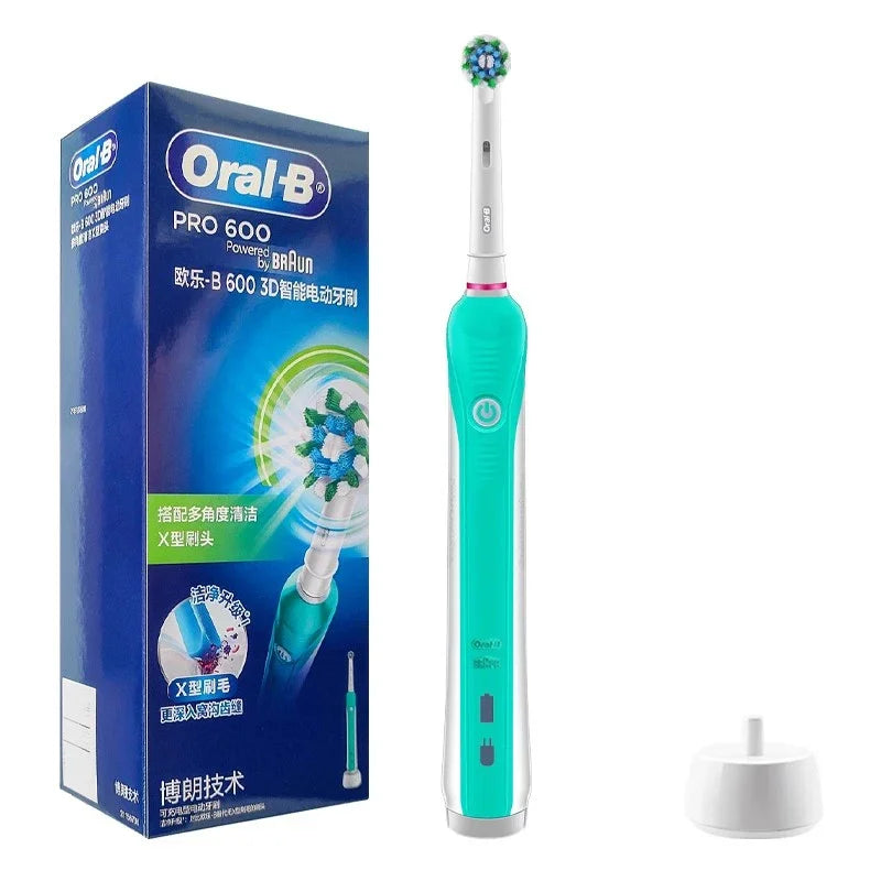 Oral B Sonic Electric Toothbrush Rechargeable 3D Rotating Tooth Brush 14 Days Long Battery Life 2Mins Smart Timer Pro600 Pro1Max