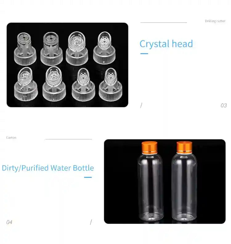 Hydro Facial Machine for Deep Pore Cleansing and Blackhead Extraction Eye Massage Instrument Tidesmit