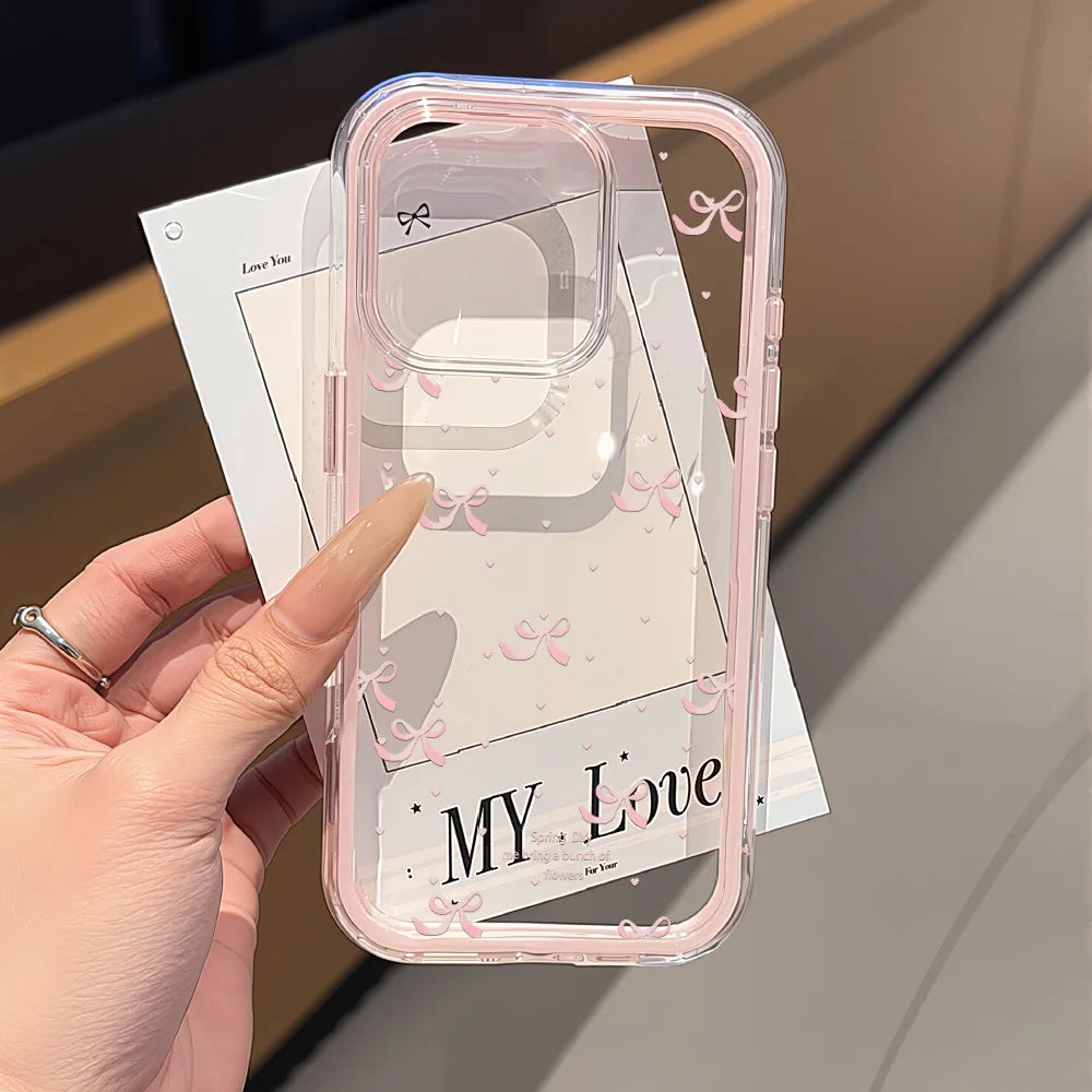 Pink Phone Case for iPhone 17 Pro Max - Shock-Absorbing Slim Cover Pink NG06 Tidesmit