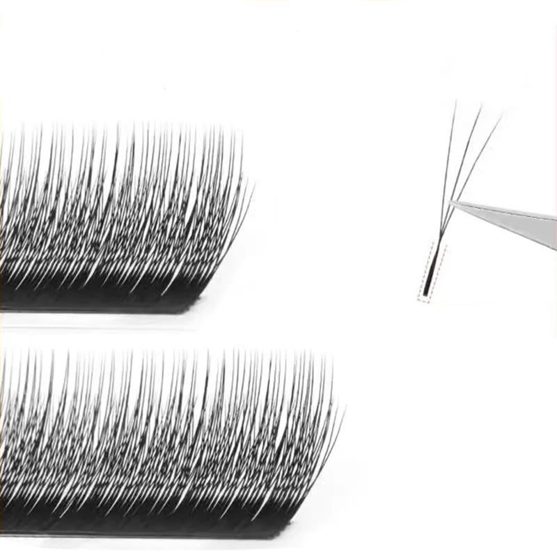MARIA 3D Narrow W Shape Eyelashes Hand Premium lashes Soft Light Natural Lashes Extension Supplies Makeup Mesh Net Cross