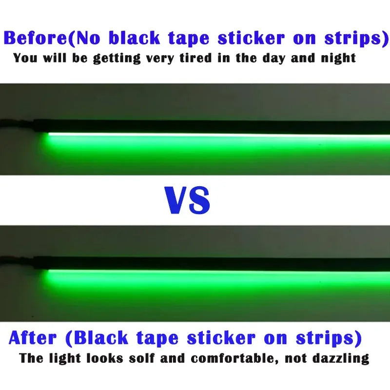 Tidesmit RGB Symphony Car Ambient Lighting Kit - Customizable LED Strips Tidesmit