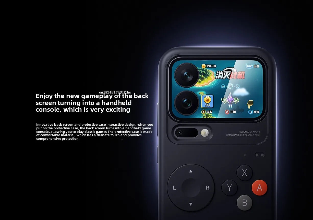 Retro Handheld Console Case for Xiaomi 17 Pro Max | Shock-Absorbing Tidesmit