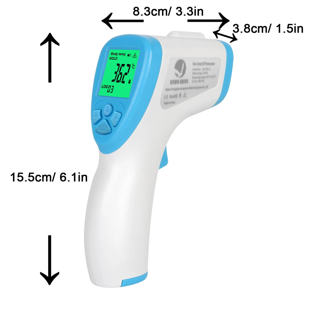 Non-Contact & Ear Dual-Mode Infrared Thermometer -Digital LCD Fever Detector for Infant Adult Kids,Fast Measurement Thermometer