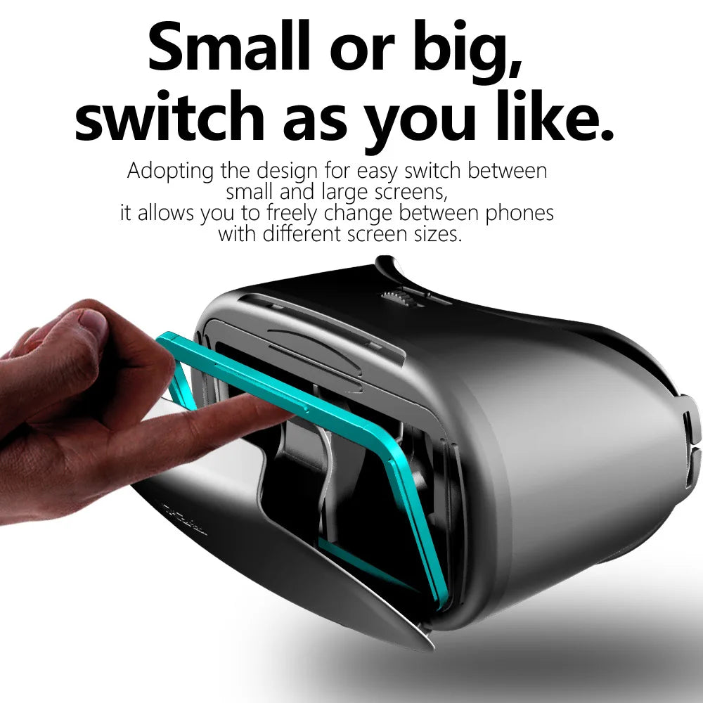 VR Headset for Smartphone 5-7 Inch - Immersive 3D Glasses X7/Y1 Series Tidesmit