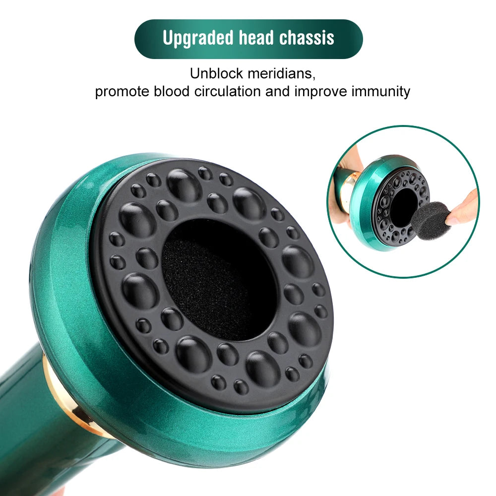 Electric Cupping Massager with Infrared Heat for Targeted Muscle Recovery Relaxation Treatment Tidesmit